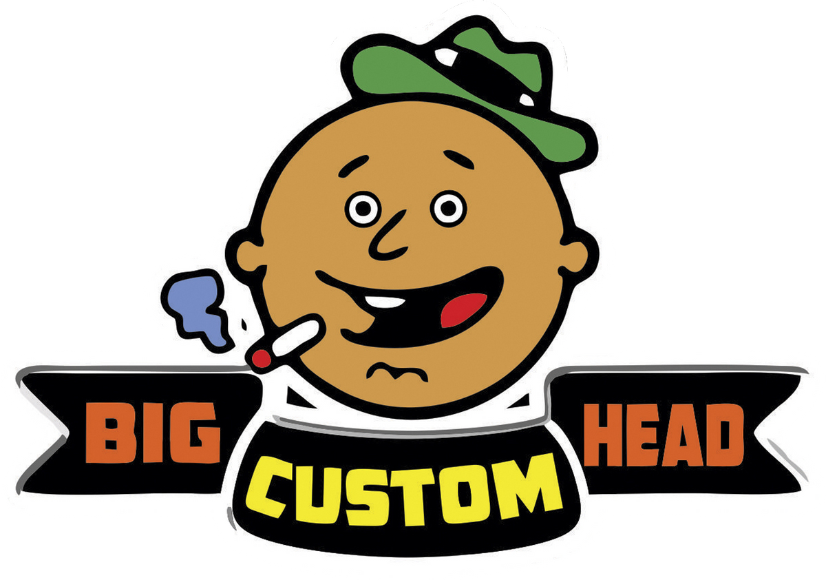 Personalized BigHead Custom Pendant & Chain